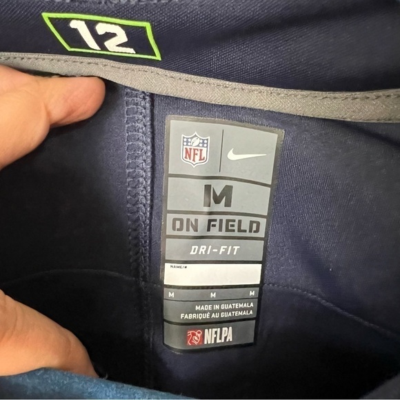 NFL/Nike, Men's 12th Fan College Seattle Seahawks Game Team Jersey. Size: M. NWT - Picture 5 of 16